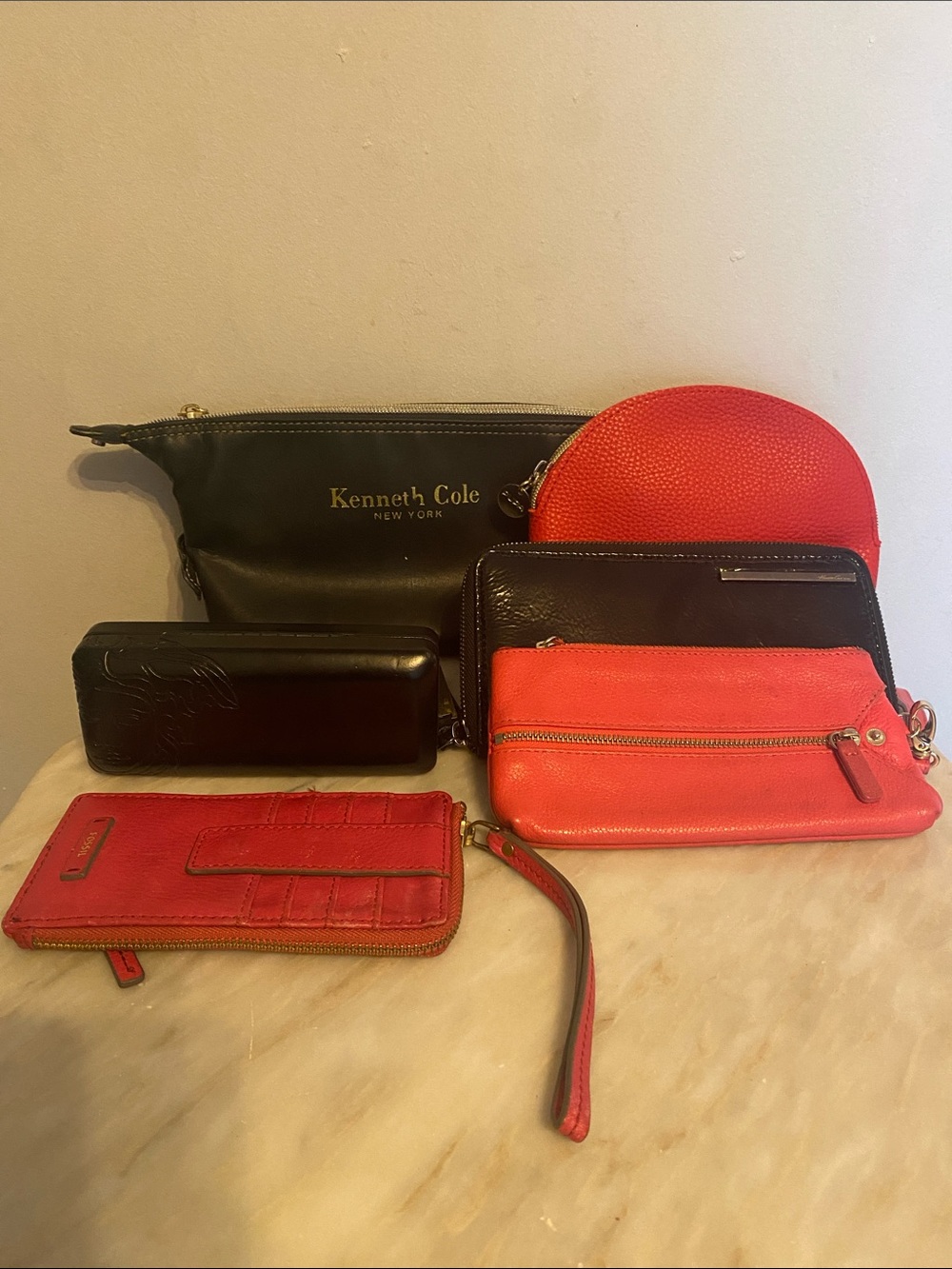 Furla Versace Kenneth Cole and Danier wallet Accessory Case lot